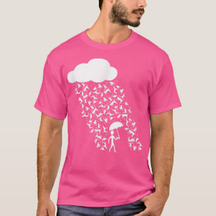 Funny Lousy Day Rainy Day Raining Katzen und Hunde T-Shirt