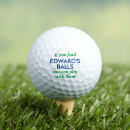 Funny Love Ball Sprichwort mit Personalisiertem Na