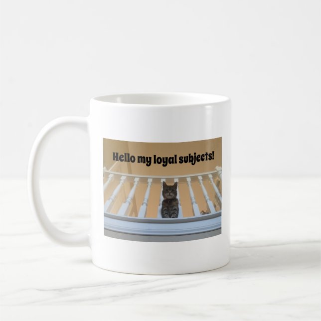 Funny Loyal Subjects Cat Kaffeetasse (Links)