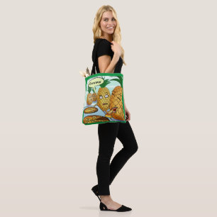 Funny LTCartoons Pineapple Pizza Comic Tasche
