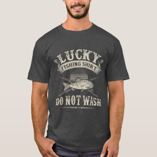 Funny Lucky Foreut Fishing Grafik für Frauen Männe T-Shirt