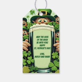 Funny Lucky Leprechauns St. Patrick's Day Party Geschenkanhänger