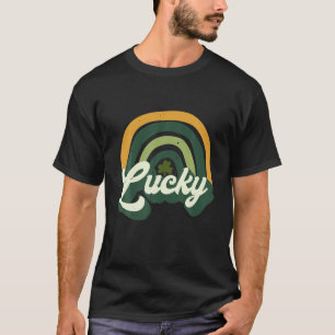 Funny Lucky Rainbow Graphic St Patrick's Day Irish T-Shirt