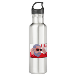 Funny Lula Meme mit Sonnenbrille Edelstahlflasche