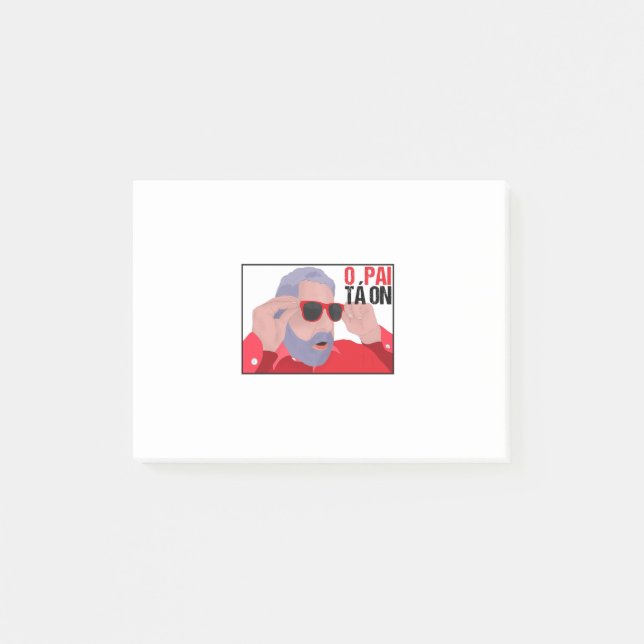 Funny Lula Meme mit Sonnenbrille Post-it Klebezettel (Vorderseite)