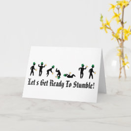 Funny Machen wir uns bereit, den St. Patrick's Day Karte