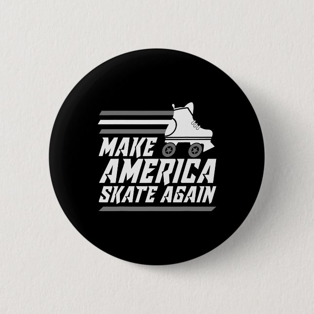 Funny macht Amerika Skate wieder Geschenkroller Sk Button (Vorderseite)
