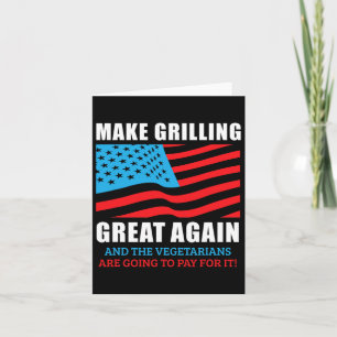 Funny macht Grillen wieder groß für Trump Grillen Karte