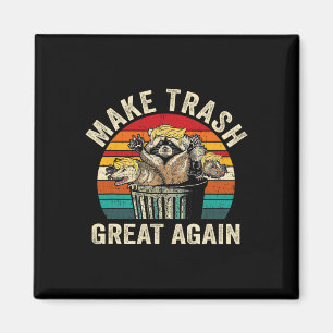 Funny macht Müll wieder groß Trump Müllhaufen Magnet