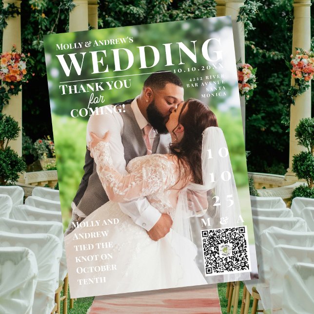 Funny Magazine Cover Dark Foto Wedding danke Einladung (Von Creator hochgeladen)