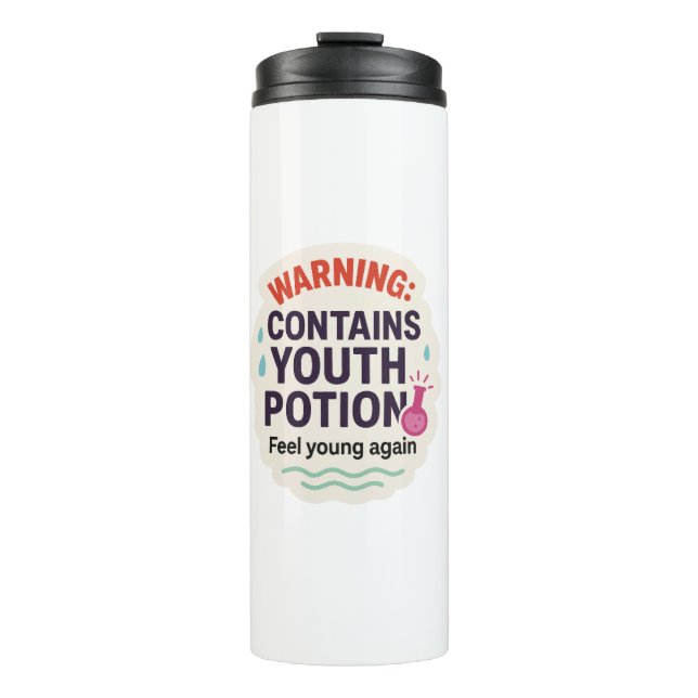 Funny Magical Elixir Design Thermosbecher (Vorderseite)