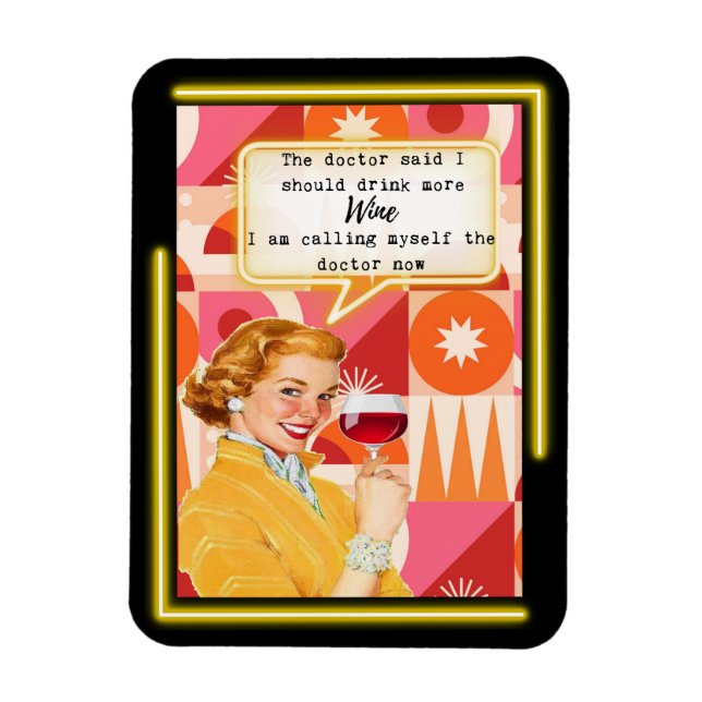 Funny Magnet Best Friend Gift "Doctor" (Vertikal)