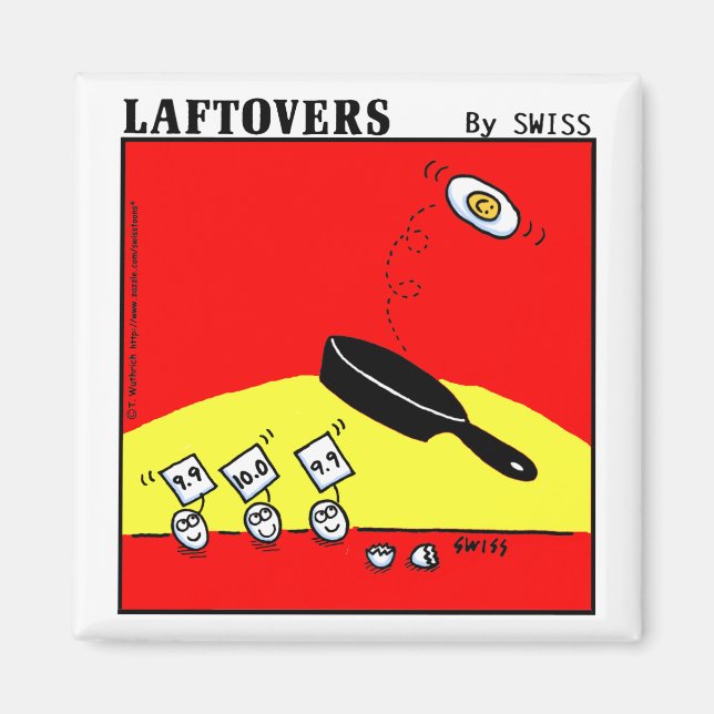 Funny Magnet mit Gymnasteiern (Vorne)