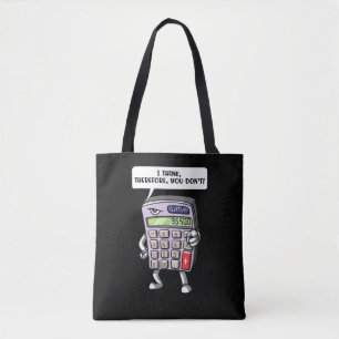 Funny Mah Algebra Calculator Mathematics Joke Tasche