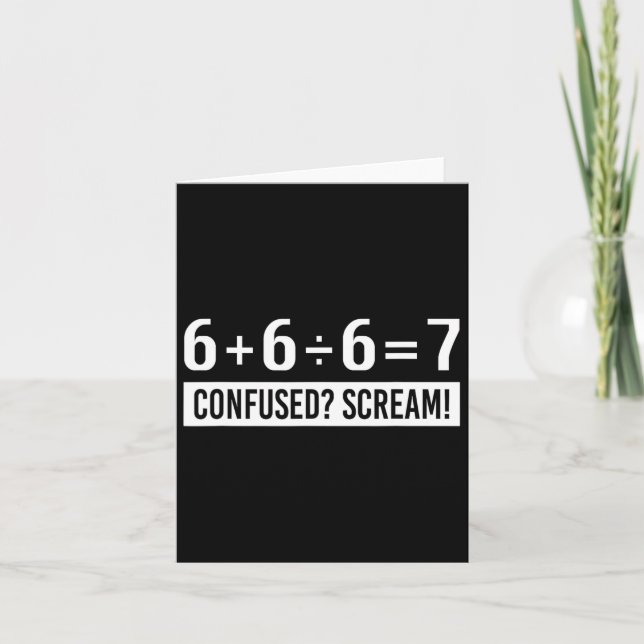 Funny Mah Formel Happy Pi Day Karte (Vorderseite)