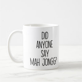 Funny Mah Jongg Kaffeetasse