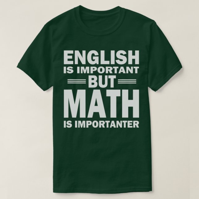 Funny Mah Science Nerd Lehrer Geschenk Idee Geburt T-Shirt (Design vorne)