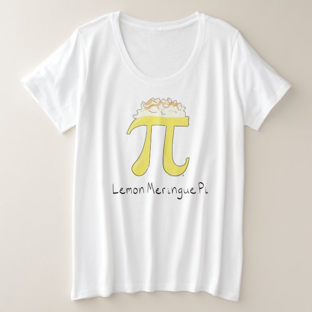 Funny Mah Spaß Lemon Pi Symbol Große Größe T-Shirt (Design vorne)