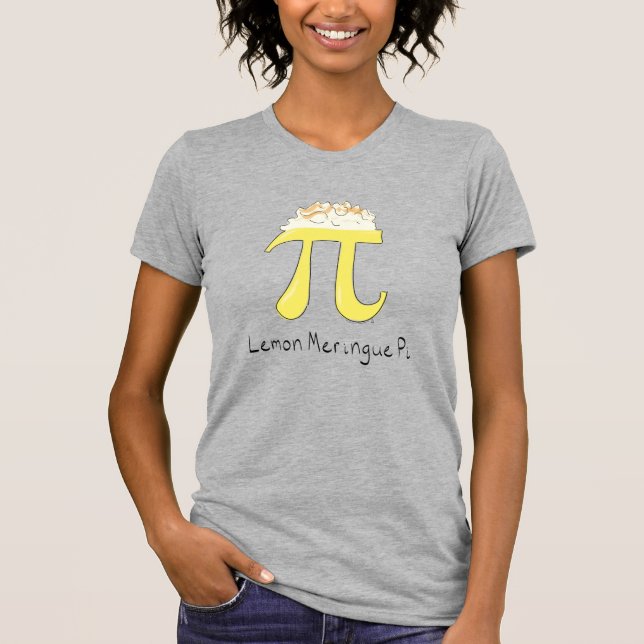 Funny Mah Spaß Lemon Pi Symbol T-Shirt (Vorderseite)