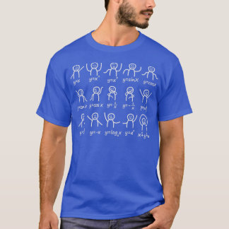 Funny Mah Strichmännchens Spaß Design Math Lover S T-Shirt