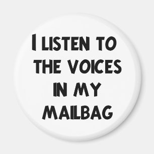 Funny Mail Carrier T - Shirt und Geschenke Magnet