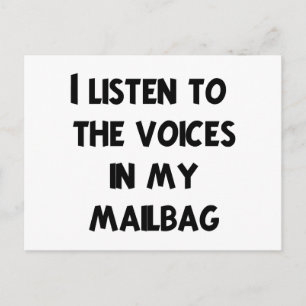 Funny Mail Carrier T - Shirt und Geschenke Postkarte