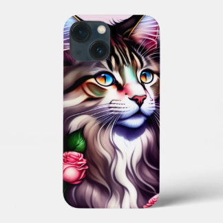 Funny Maine Coon Cat Face Case-Mate iPhone Hülle