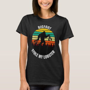 Funny Maine Staat Bigfoot Stole My Lobster ScFi S T-Shirt