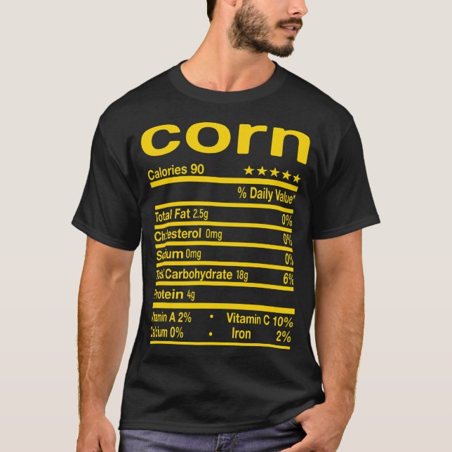 Funny Mais Familie Erntedank Ernährung Fakt Lebens T-Shirt (Vorderseite)