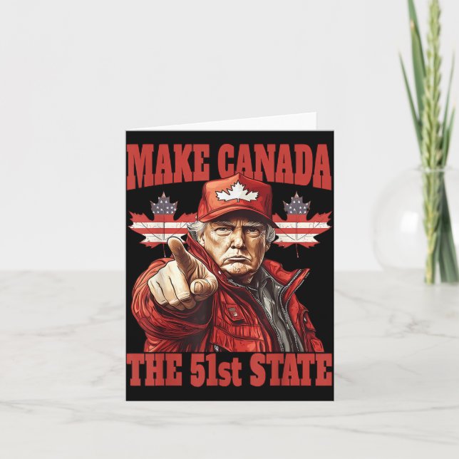 Funny Make Canada 51. Staat Karte (Vorderseite)