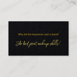 Funny Makeup Artist Simple Visitenkarte