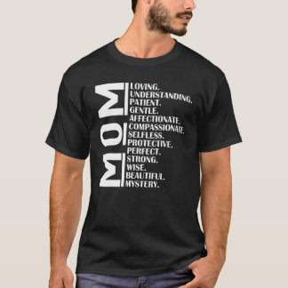 Funny Mama Definition Coole Mama Mama Adjektiv Mut T-Shirt