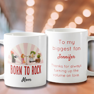 Funny Mama Geburtstagsgeschenk - Cool Veggie Rock Kaffeetasse