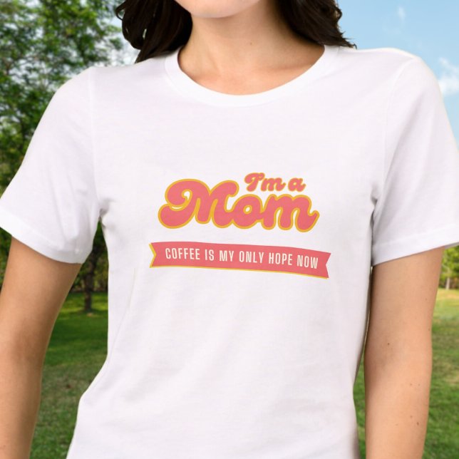 Funny Mama - Kaffee ist meine einzige Hoffnung Tri-Blend Shirt (Von Creator hochgeladen)