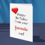Funny Mama Mutter Geburtstagskarte vom Lieblingsli Karte<br><div class="desc">Dieses Design wurde durch digitale Kunst erstellt und kann personalisiert werden, indem Sie auf den Knopf Anpassen klicken und die Farbe ändern, einen Namen, Initialen oder Ihre Lieblingssprache hinzufügen. Kontaktieren Sie mich unter colorflowcreations@gmail.com , wenn Sie dieses Design für ein anderes Produkt haben möchten. Kaufen Sie meine originale abstrakte Acrylmalerei...</div>