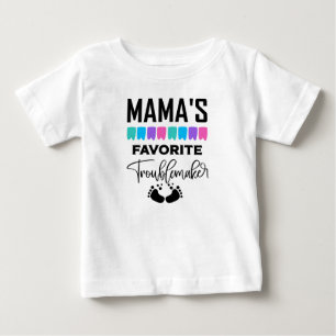 Funny Mamas Lieblings-Trost-Girls Baby T-shirt