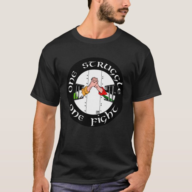 Funny Man Irland Palästina Ein Kampf Ein Kampf Kam T-Shirt (Vorderseite)