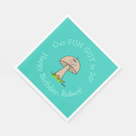 Funny Man oder Boy Fun Typ Geburtstagsfeier Serviette