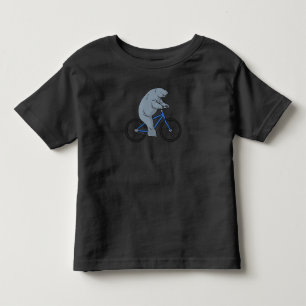 Funny Manatee Bicycle Gifts Bicycle Manate Kleinkind T-shirt
