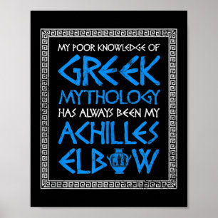 Funny mangels Wissen griechische Mythologie Achill Poster