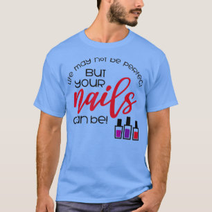 Funny Manicurist Nail Tech Diva Fingernails Gesche T-Shirt