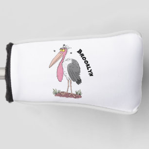 Funny marabou Storch Cartoon Golf Headcover