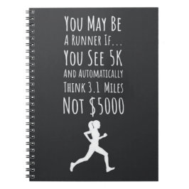 Funny Marathon Running Geschenke Quote Sprichwort Notizblock