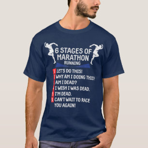 Funny Marathon Running Spaß Runner Marathoner T-Shirt
