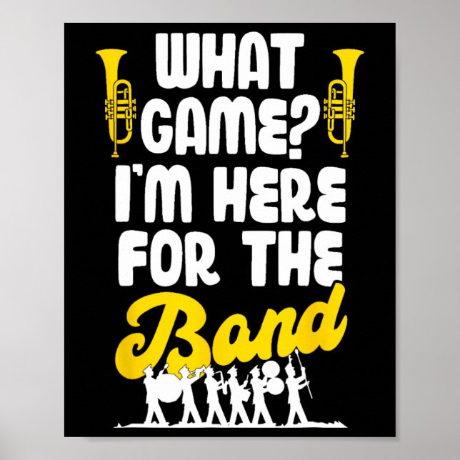 Funny Marching Band, welches Spiel ich gerade hier Poster (Vorne)