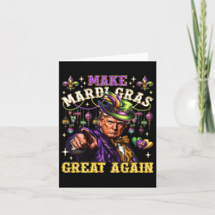 Funny Mardi Gras Donald Trump Mardi Gras American Karte