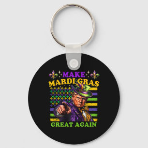 Funny Mardi Gras Donald Trump Mardi Gras American Schlüsselanhänger