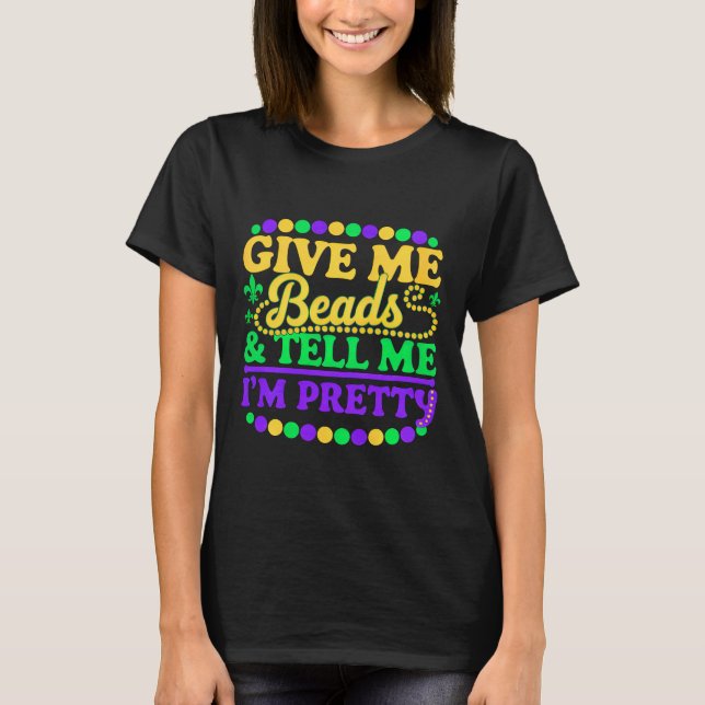 Funny Mardi Gras Festival Hübsche T-Shirt (Vorderseite)