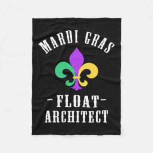 Funny Mardi Gras Float Architect Lilie Fleecedecke