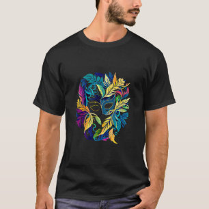 Funny Mardi Gras Karneval Parade mit Perlen Party T-Shirt